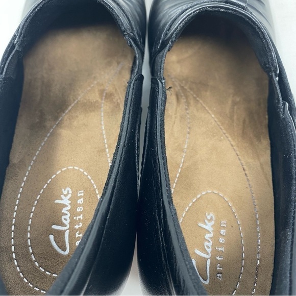 Clarks Rosalyn Nicole leather bootie black NARROW - Picture 6 of 10